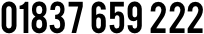 01837  659  222